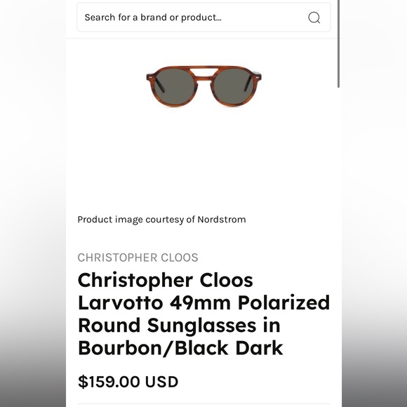 Christopher cloos sunglasses - Picture 2 of 2